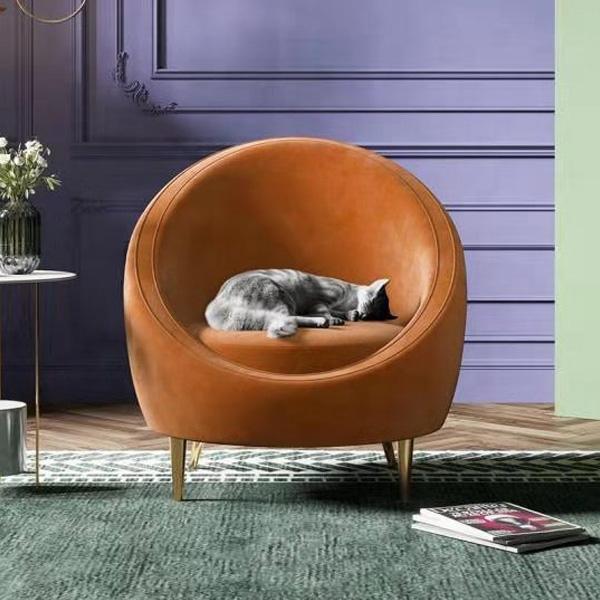 Modern fashion design single fabric sofa chair for home