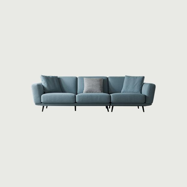 Fabric Modern style living room sofa fabric sofa four seater