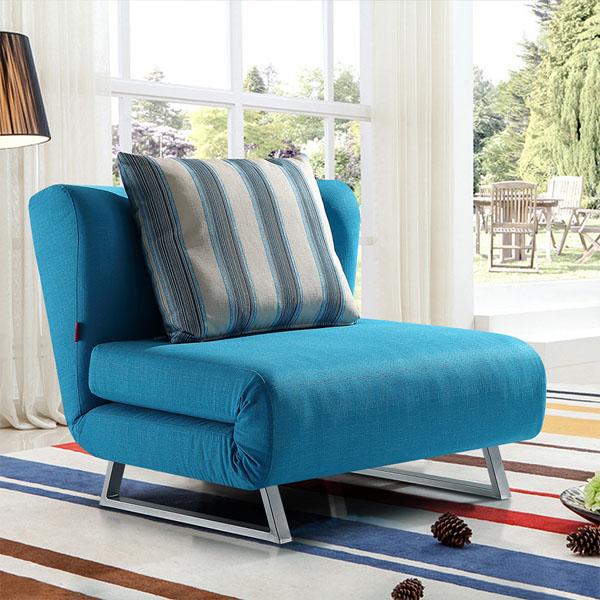 Single seat sofa bed with folding seat cushion pull out sofa sets