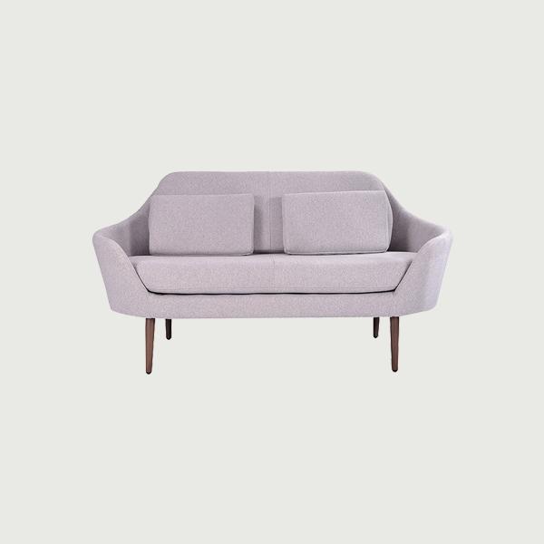 Luxury Soft Fabric Foam Love Seat Living Room Sofa Relaxing Two Seater Sofa