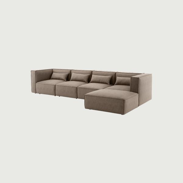 Modern design living room corner modular sofa