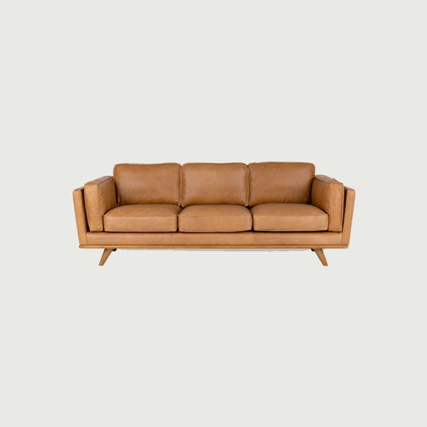 Living room sofa modern fashion classic vincent leather 3-seater sofa