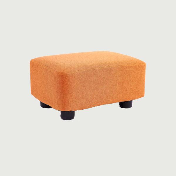 Oblong solid wood foot stool soft wooden ottoman pouf rectangle stools