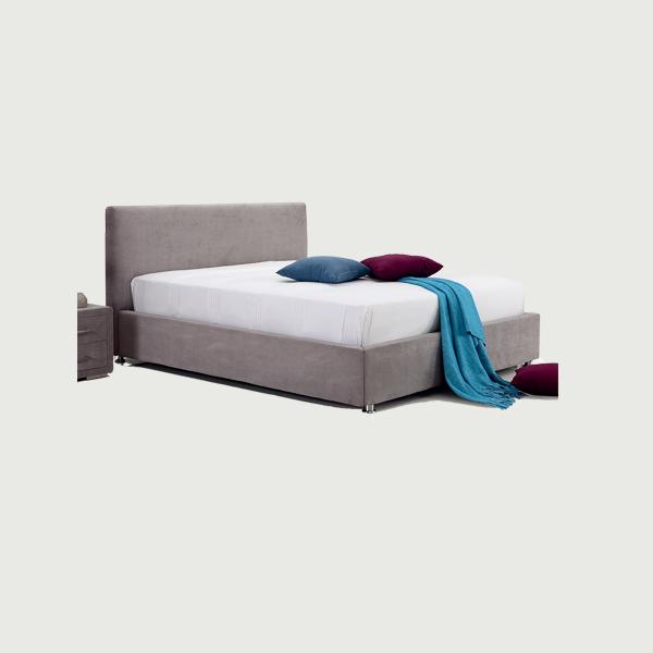 Leather Upholstered headboard lift up storage bed frame modern leather beds