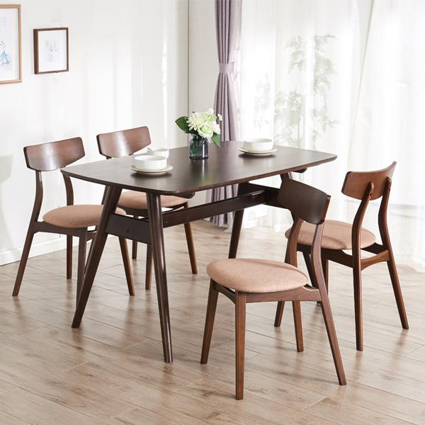 Classical Design extendable Dining Table Set Wooden With 6 Chairs