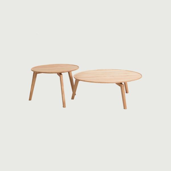 Best sale wooden round coffee tables simple side table round end table