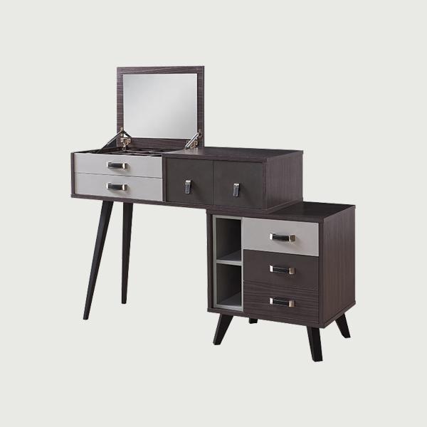 Customize Melamine Facing MDF Dresser Modern Dressing Table With Mirror