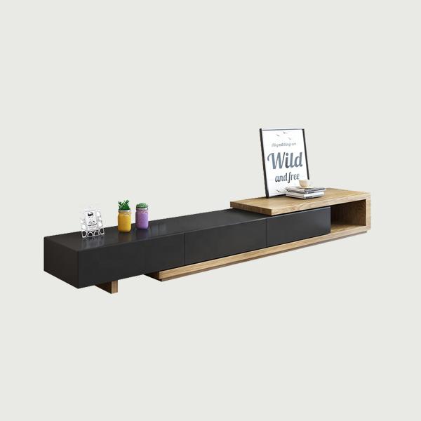 Wholesale price modern simple deformable wooden media TV stand furniture