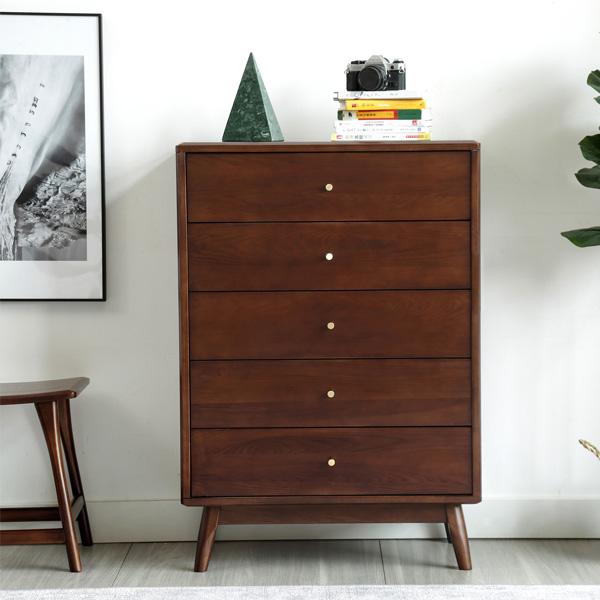 The Newest Design Solid Wood Chest of Drawers Living Room Side Cabinet