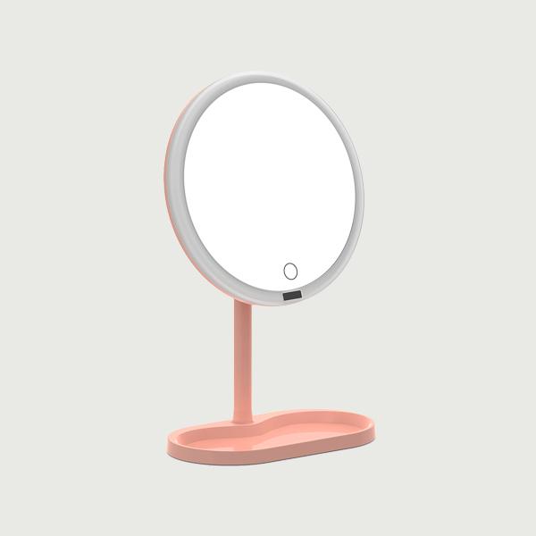 Led Portable Beauty Desktop Touch Screen Makeup Mirror With Led Light