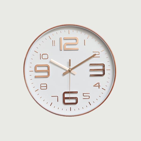 12 Inch Plastic Wall Clock Model Home Decoration Clock