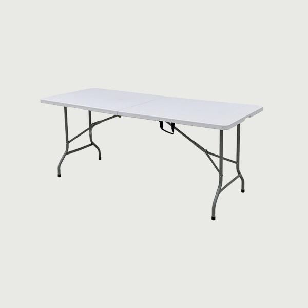 Outdoor Garden Portable 6FT Plastic Rectangle Folding Dining Table Wholesale