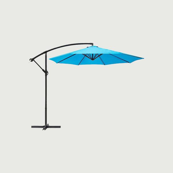 9' Patio Umbrella Offset Hanging Umbrella Outdoor Cantilever Garden Umbrella