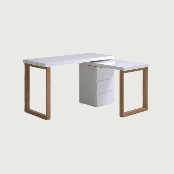 Luxury Home Console Table Writing White High Gloss Computer Office Desk