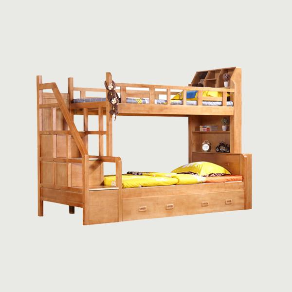 Cartoon Kids Bed Solidwood Storage Bed Bunk Bed for Home