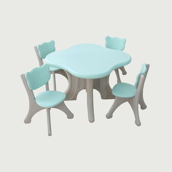 Plastic kids table chair children kindergarten furniture study tables chairs