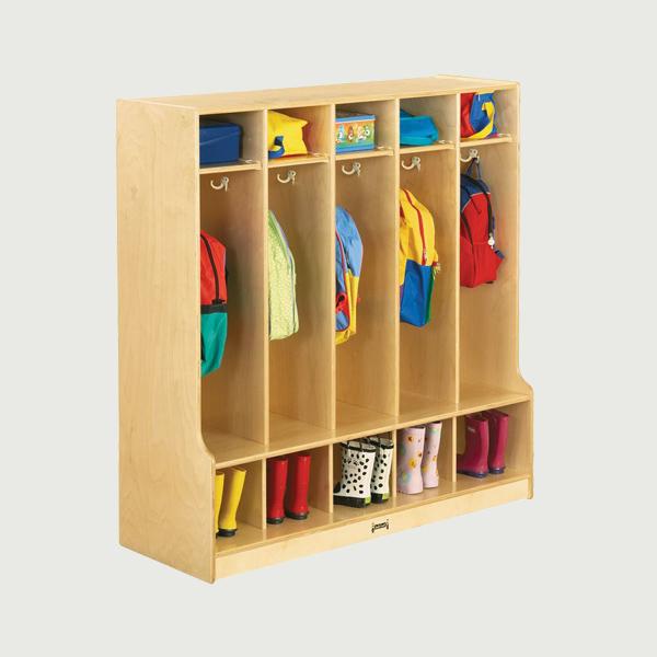 Wooden Preschool Furniture Children Toys Storage Cabinet