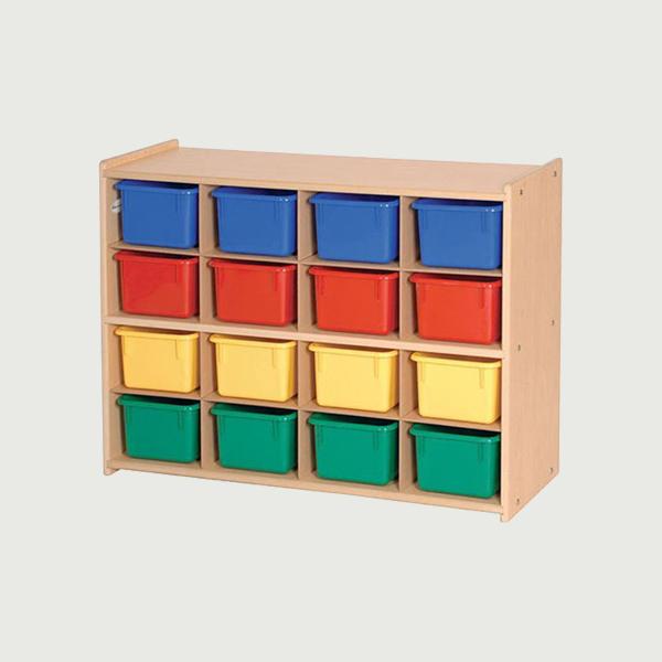 Wholesale Preschool Wooden Furniture Toy Kids Storage Cabinets